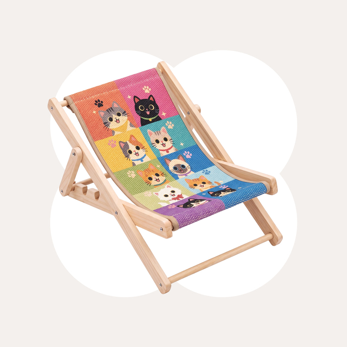 Colorful Cat Family - Complete Chair