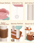 Medium Ice Cream Cat Tree-details-Happy&Polly