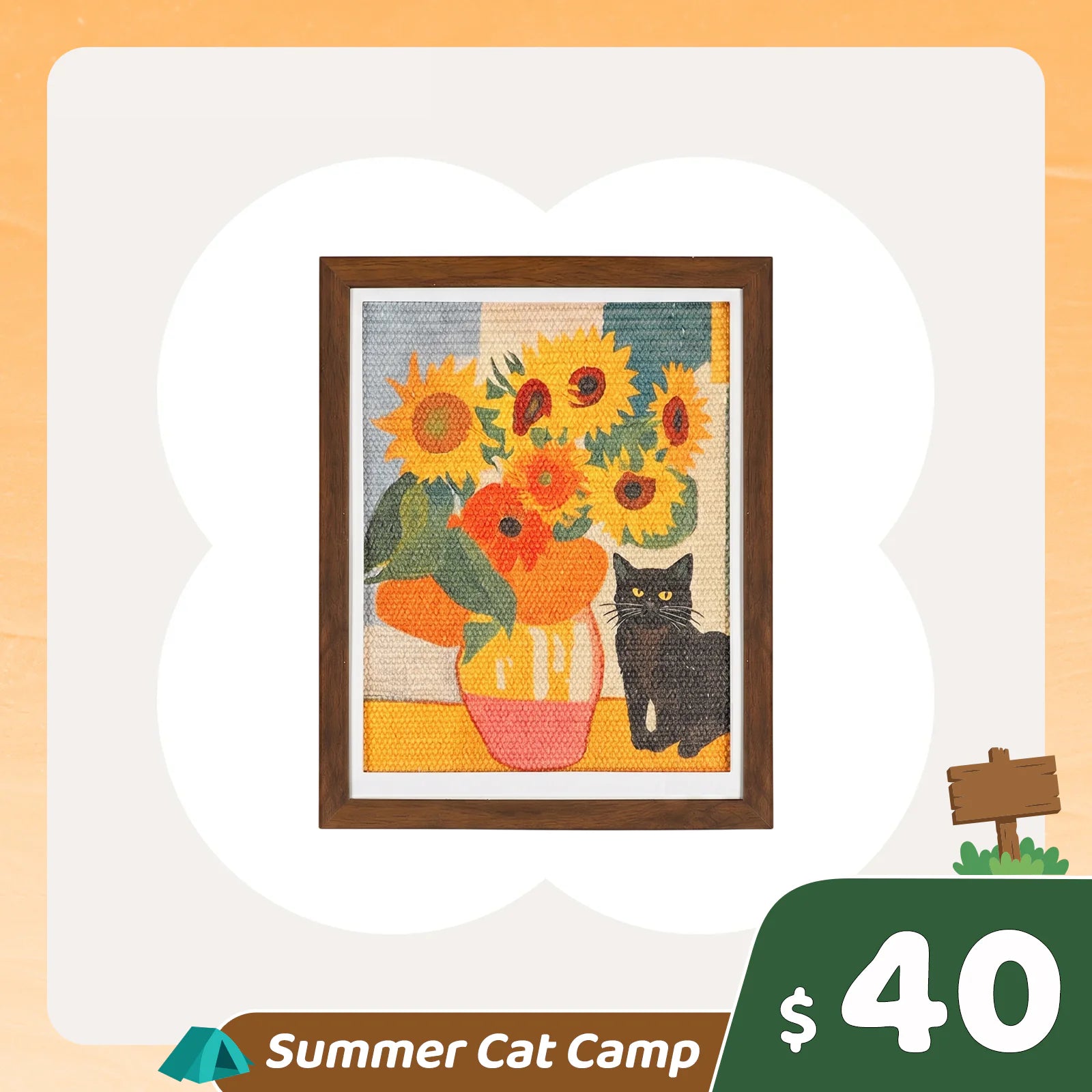 Gallery Frame Cat Scratcher