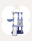 King Cloud Cat Tree front view – tall and multi-level cat tree for large cats.