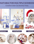 King Cloud Cat Tree in various home settings – versatile and stylish cat furniture.