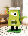 Monster Waiter Cat Tree in living room – stylish and fun cat furniture for modern homes.