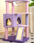 Detail of the dual openings on the Deluxe Version of the Moonlight Cat Tree