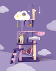 Moonlight Cat Tree, F-style design