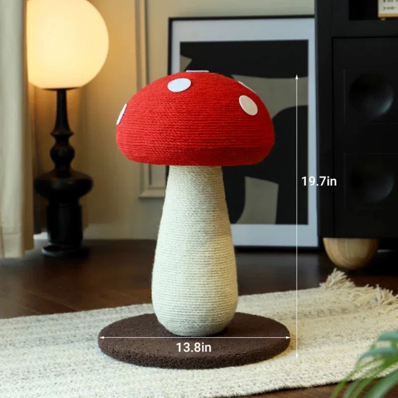 Mushroom Cat Scratcher