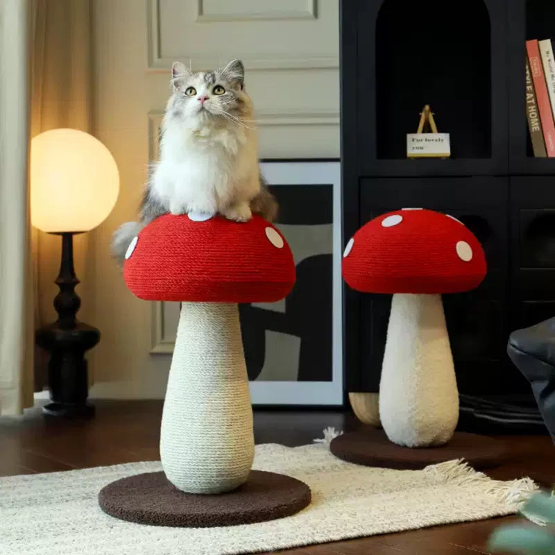 Mushroom Cat Scratcher