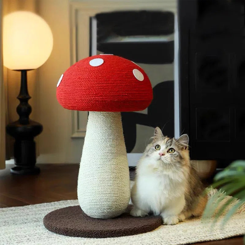 Mushroom Cat Scratcher