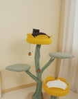 Yellow Tulip Cat Tree