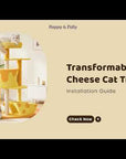 Transformable Cheese Cat Tree