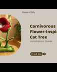 41.7'' Carnivorous Flower-Inspired Cat Tree