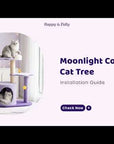 28" Moonlight Cottage Cat Tree