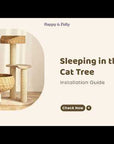 Sleeping in the Bowl Cat Tree