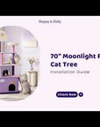 70" Moonlight Palace Cat Tree