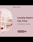 Lovely Heart Cat Tree