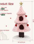 47.2" Decorative Vertical Christmas Tree-Style Cat Tree