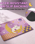 Water-resistant non-slip backing detail