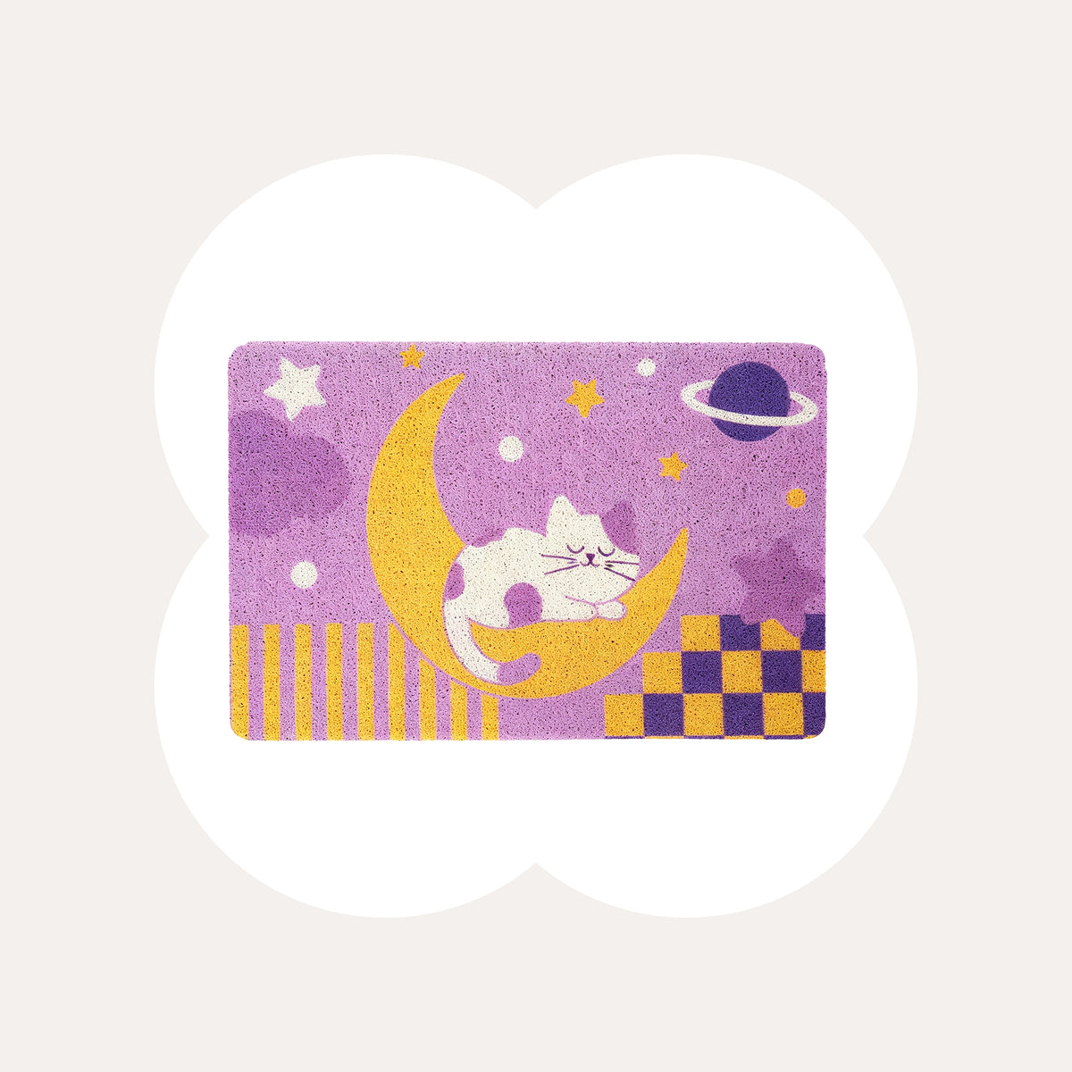 Moonlight Dream Cat Litter Mat
