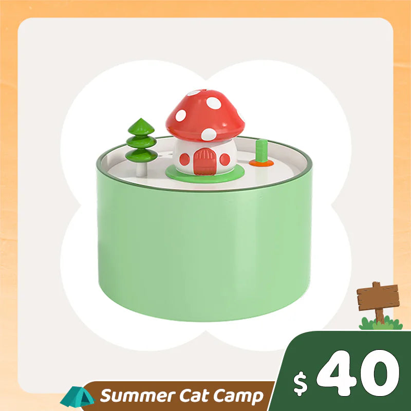 Summer Cat Camp Sale - Mushroom Cat Scratcher