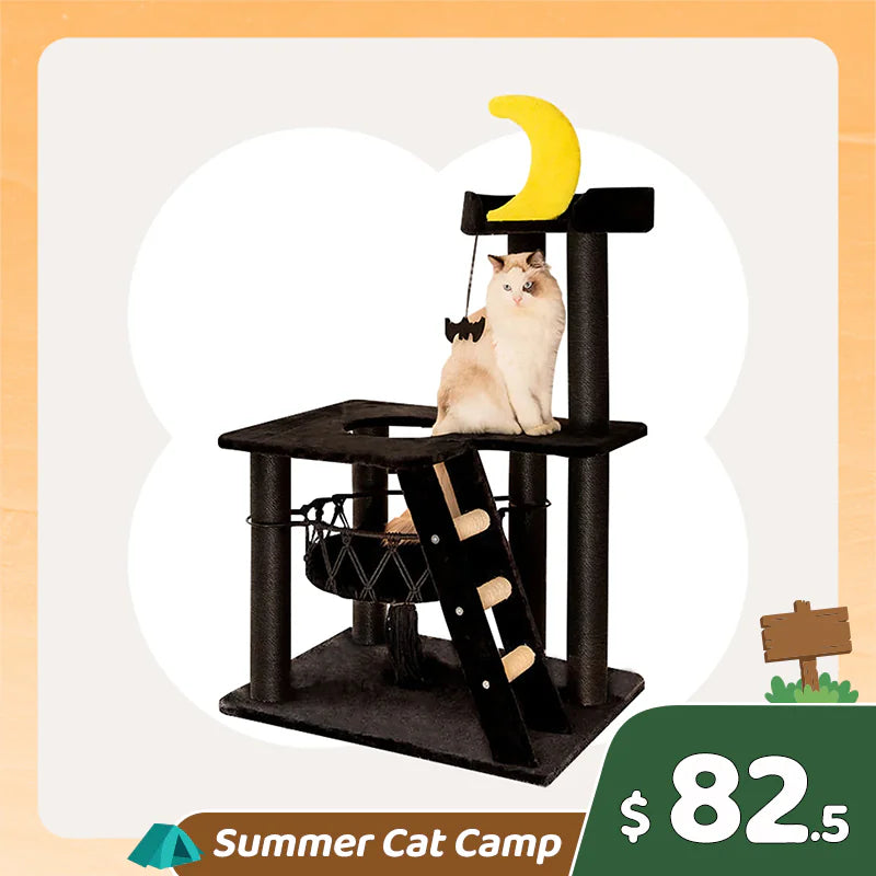 Summer Cat Camp Sale - Retro Art Cat Scratcher