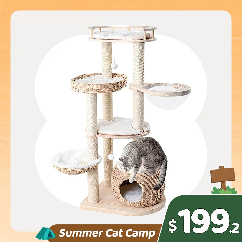 Summer Cat Camp Sale - Whispering Hollow Cat Tree