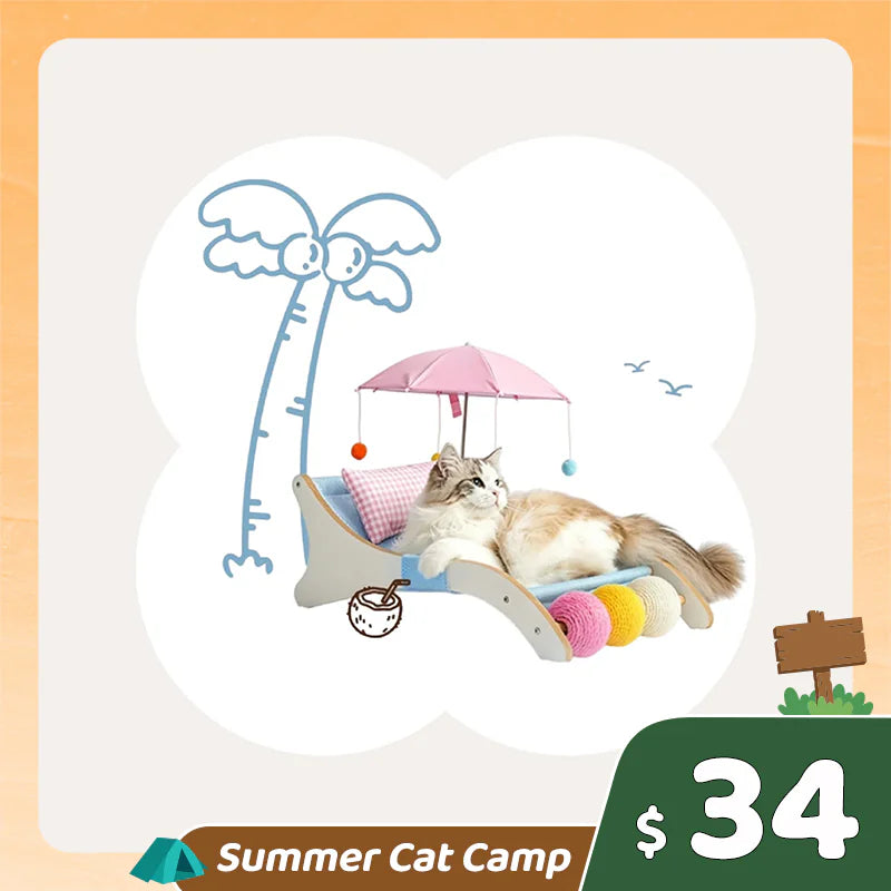 Summer Cat Camp Sale - Summer Pool Cat Litter Mat