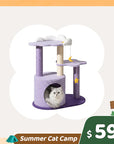 Summer Cat Camp Sale - 28" Moonlight Cottage Cat Tree