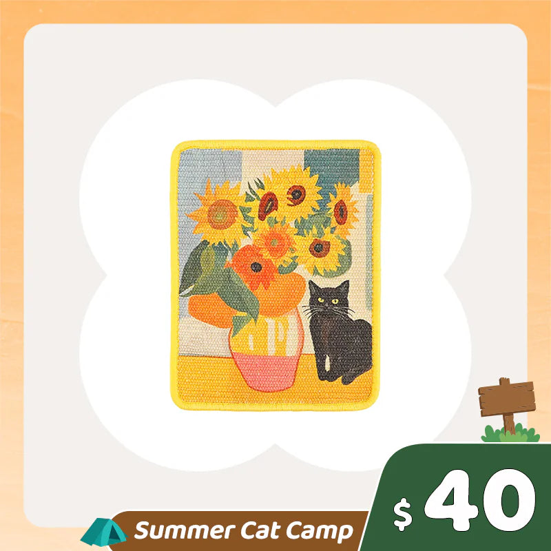 Summer Cat Camp Sale - Tropical Jungle Cat Litter Mat
