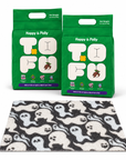 Happy & Polly Tofu & Cassava Cat Litter two 5.5lb Bags with Gothic Style Cat Litter Mat — Style C — white background
