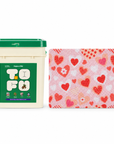 Happy & Polly Tofu & Cassava Cat Litter 20lb Bucket with Sweetie Heart Cat Litter Mat — white background
