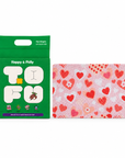 Happy & Polly Tofu & Cassava Cat Litter 5.5lb Bag with Sweetie Heart Cat Litter Mat — white background