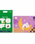 Happy & Polly Tofu & Cassava Cat Litter 5.5lb Bag with Moonlight Dream Cat Litter Mat — white background