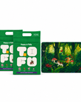 Tofu & Cassava Natural Cat Litter and Tropical Jungle Cat Litter Mat bundle — 2bags-white