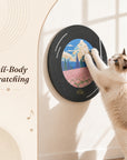 Vinyl Dreams Wall Cat Scratcher full body scratching