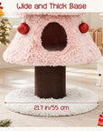 47.2" Decorative Vertical Christmas Tree-Style Cat Tree