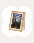 Wooden Art Cat Scratcher House flower background hero image