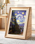 Wooden Art Cat Scratcher House lifestyle scene