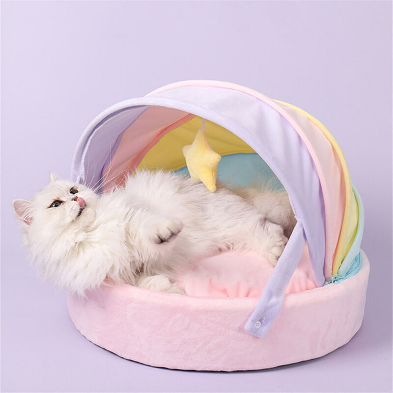 Rainbow Cat Bed