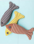 3 Fish Catnip Cat Toy Set