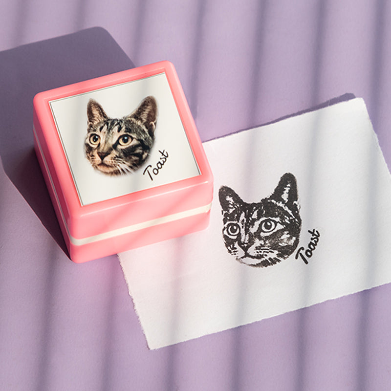 Custom Pet Portrait Stamp