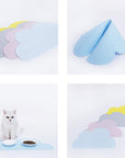 Cloud Shaped Pet Food Mat