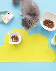 Cloud Shaped Waterproof Silicone Pet Feeding Mat - happyandpolly