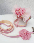 Pink Camellia Cat Harnesses