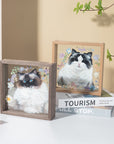 Custom Pet Portrait Glass Painting