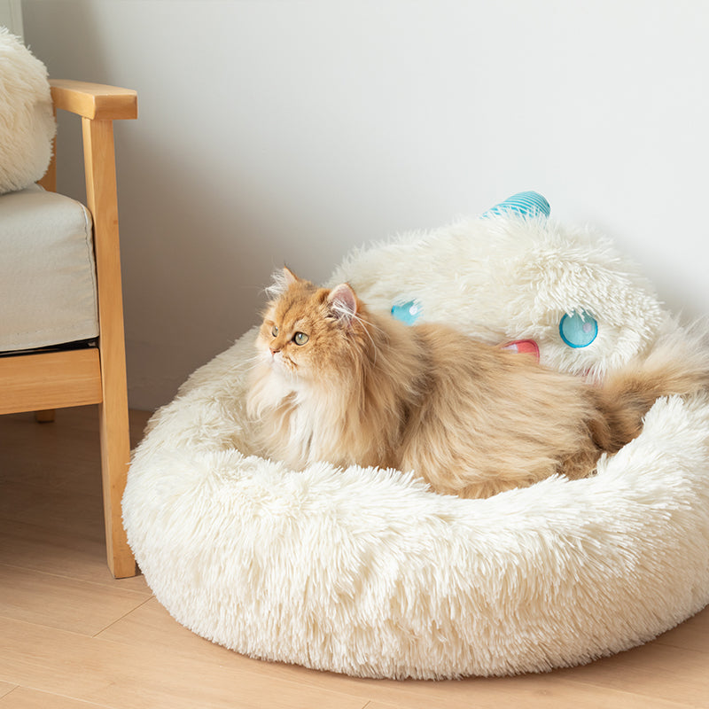 Snow Monster Cat Bed