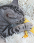 Banana Design Plush Cat Toy