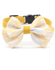 Ink Style Bow Cat Collar