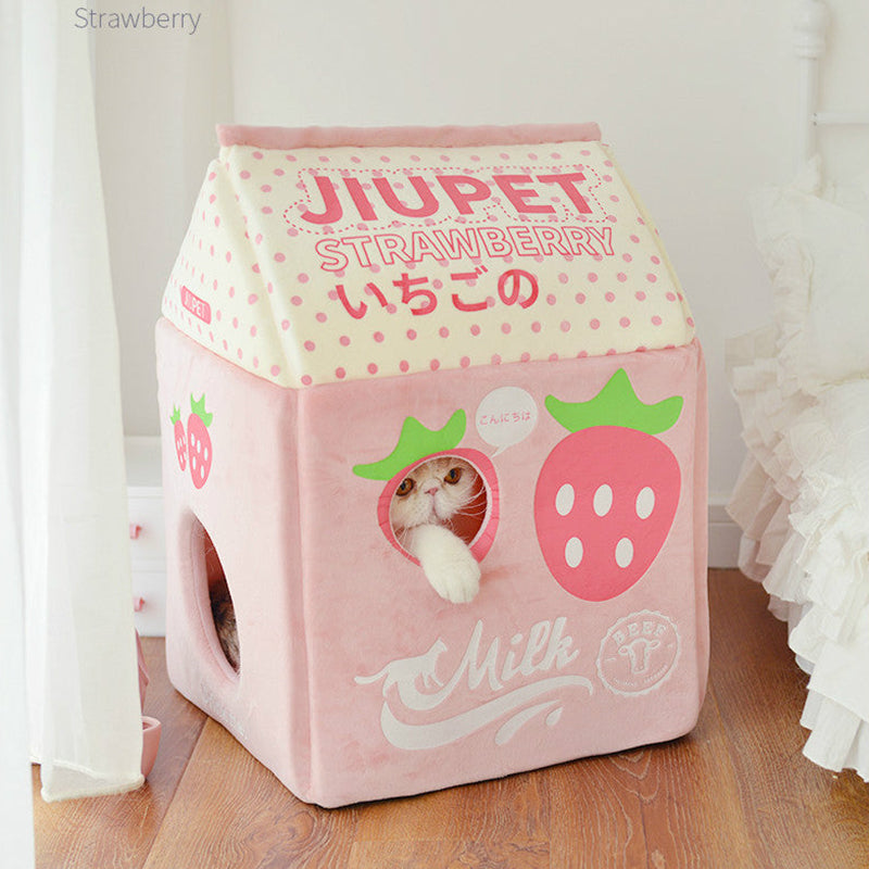 Kawaii Style Cat Bed
