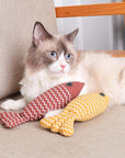 3 Fish Catnip Cat Toy Set