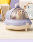 Spaceship Cat Litter Box