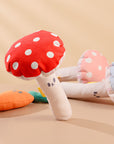 Mushroom Shaped Catnip Toy Pillow